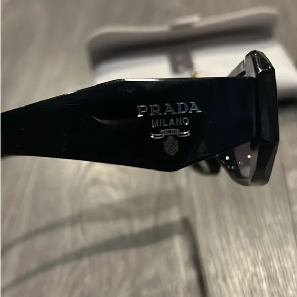 Prada Sleek Black Sunglasses - Picture 7 of 8
